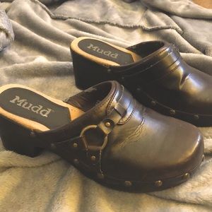 Vintage Mudd Brown Clogs Mens 9 Mozart Vegan but works for women too